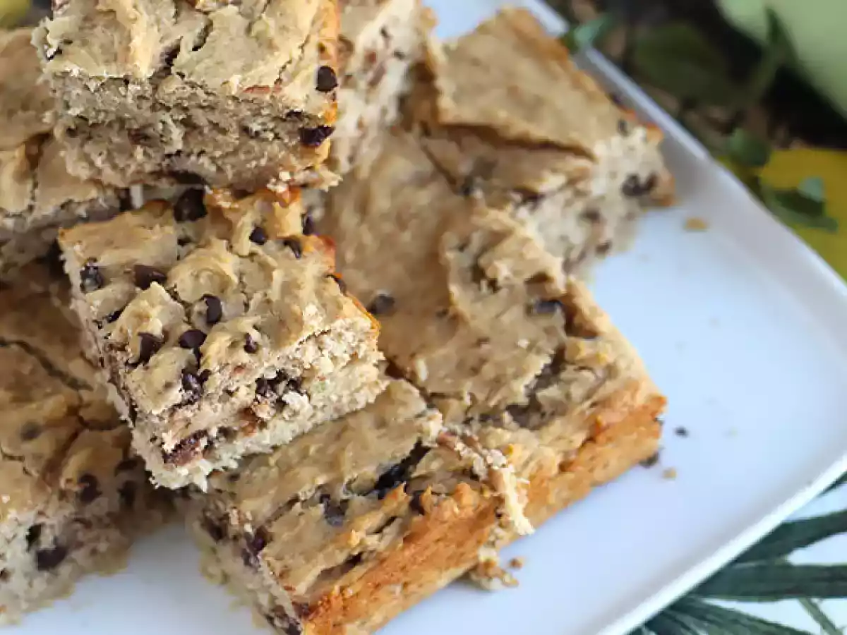 Bolo de banana com chocolate (vegano e sem glúten) - foto 5