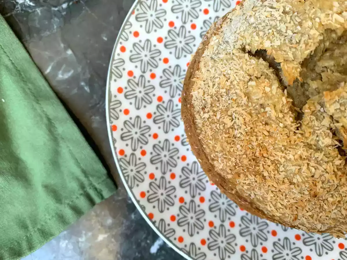 Bolo de banana com coco (sem lactose) - foto 3