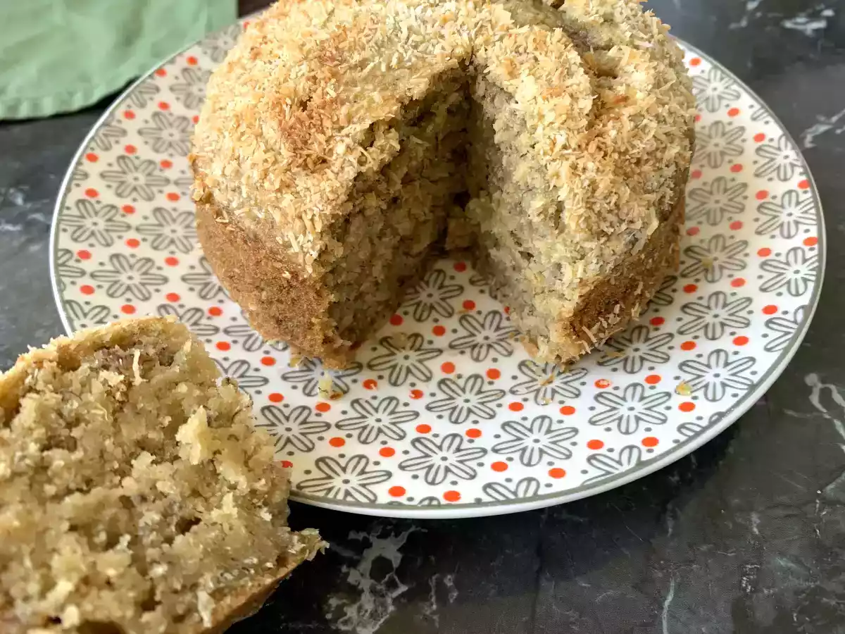 Bolo de banana com coco (sem lactose) - foto 5