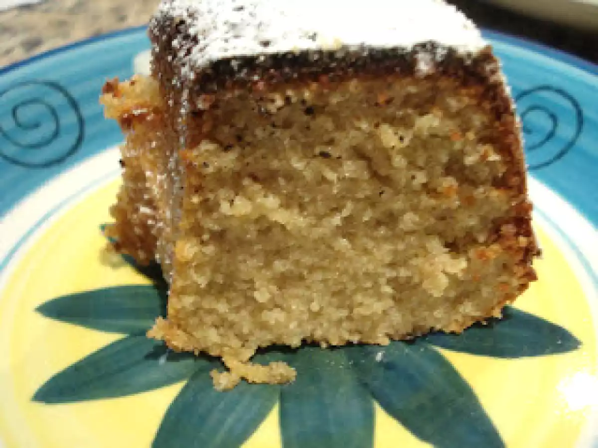 Bolo de Banana com Farinha Láctea.