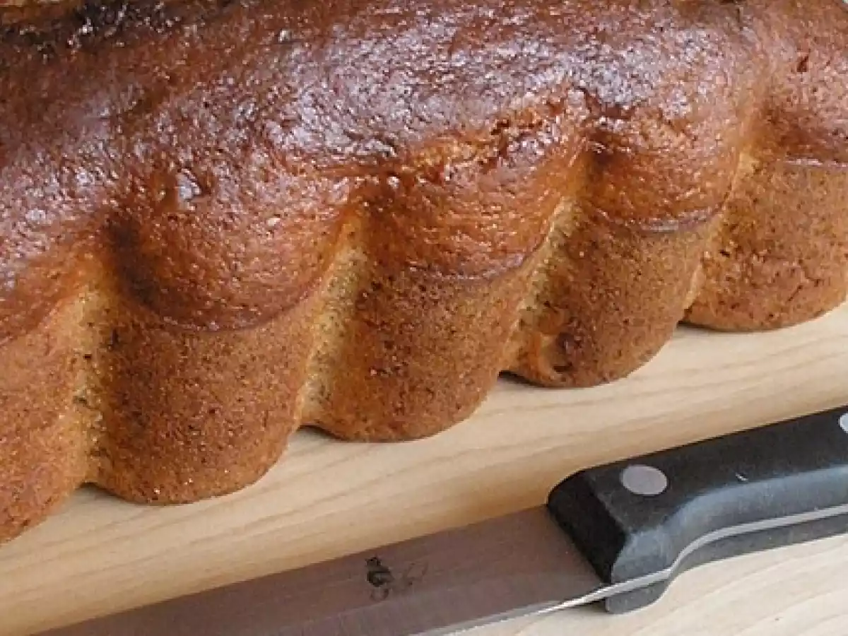 Bolo de Banana com Nozes