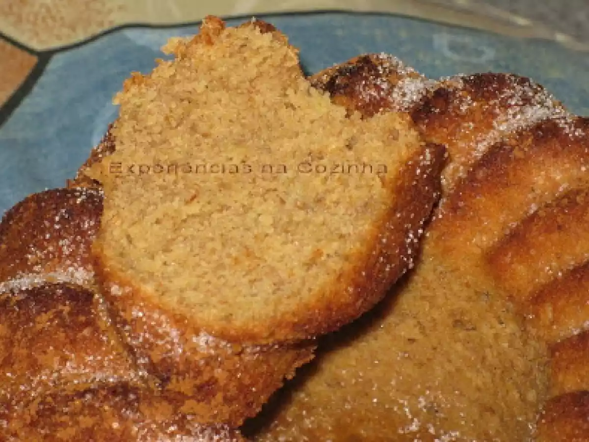 Bolo de Banana e Aveia