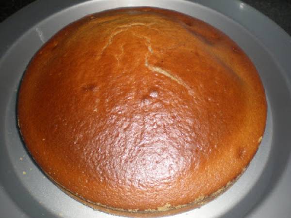 Bolo de banana e canela