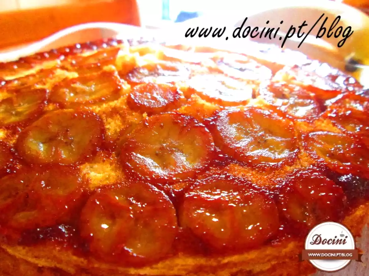 Bolo de Banana e Caramelo