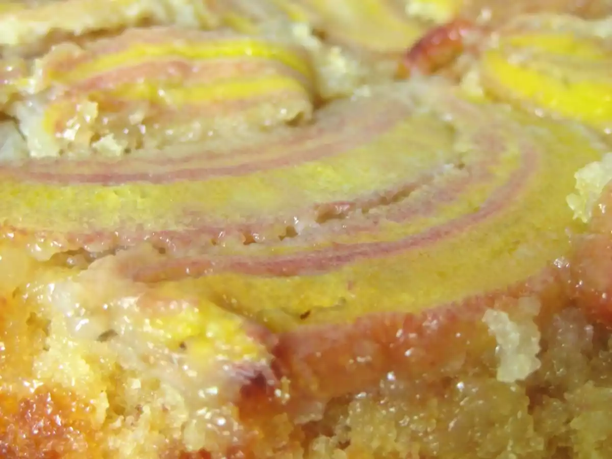 Bolo de Banana Invertido