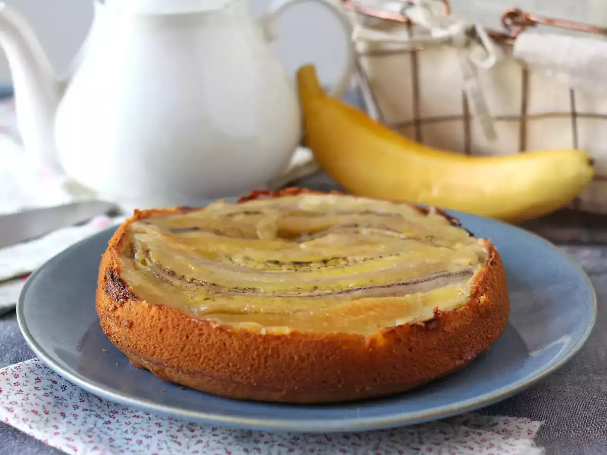 Bolo de banana invertido com cobertura caramelizada - foto 4