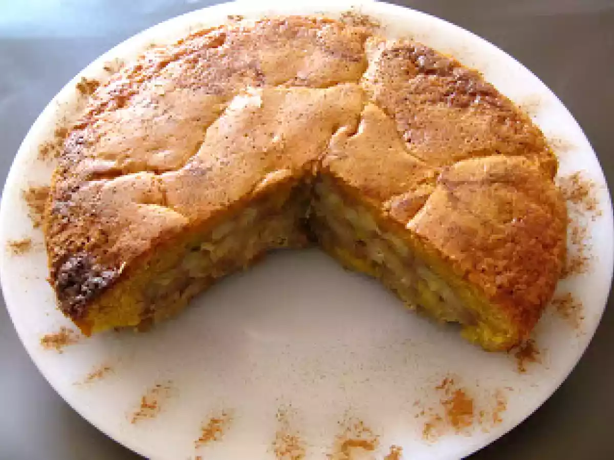 Bolo de banana para celebrar 1º aniversário do blog!!
