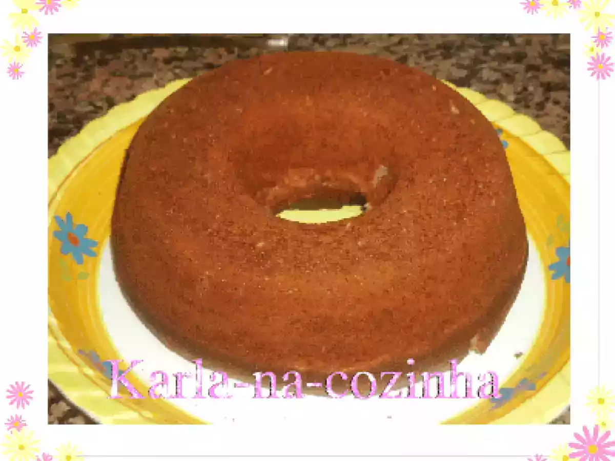 Bolo de banana Preta