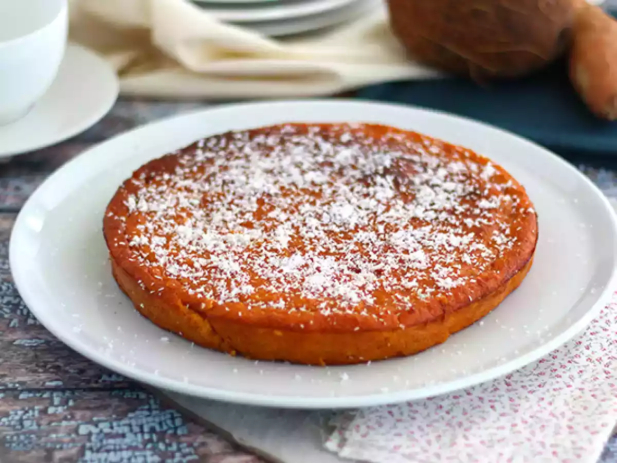 Bolo de Batata Doce com coco ralado - foto 2