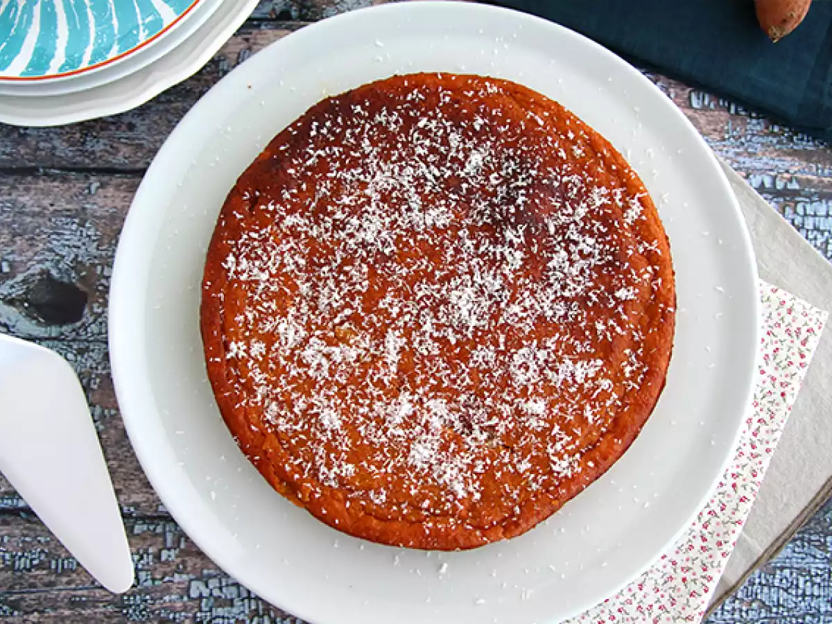 Bolo de Batata Doce com coco ralado - foto 3