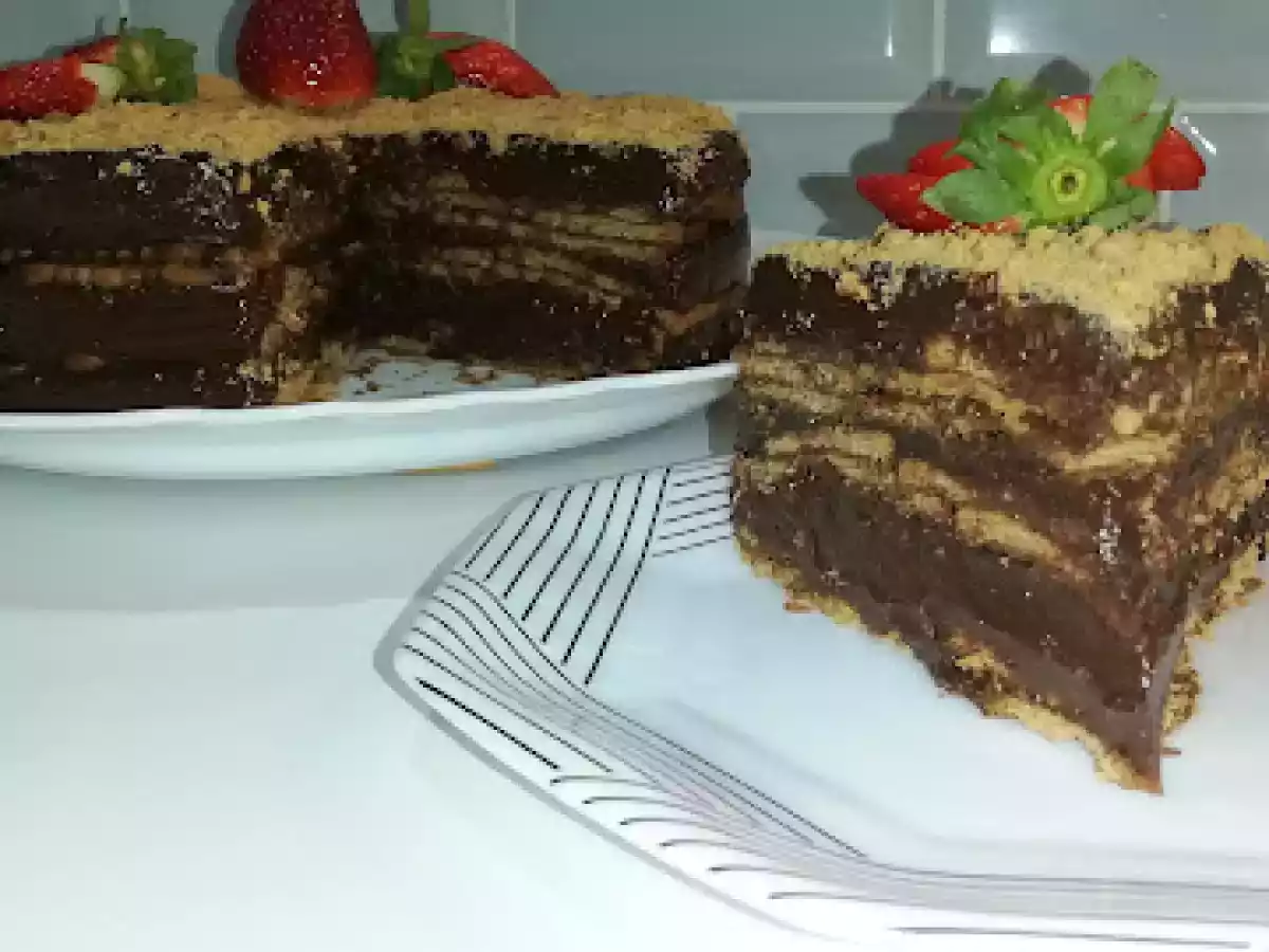 Bolo de Bolacha Chocolatudo