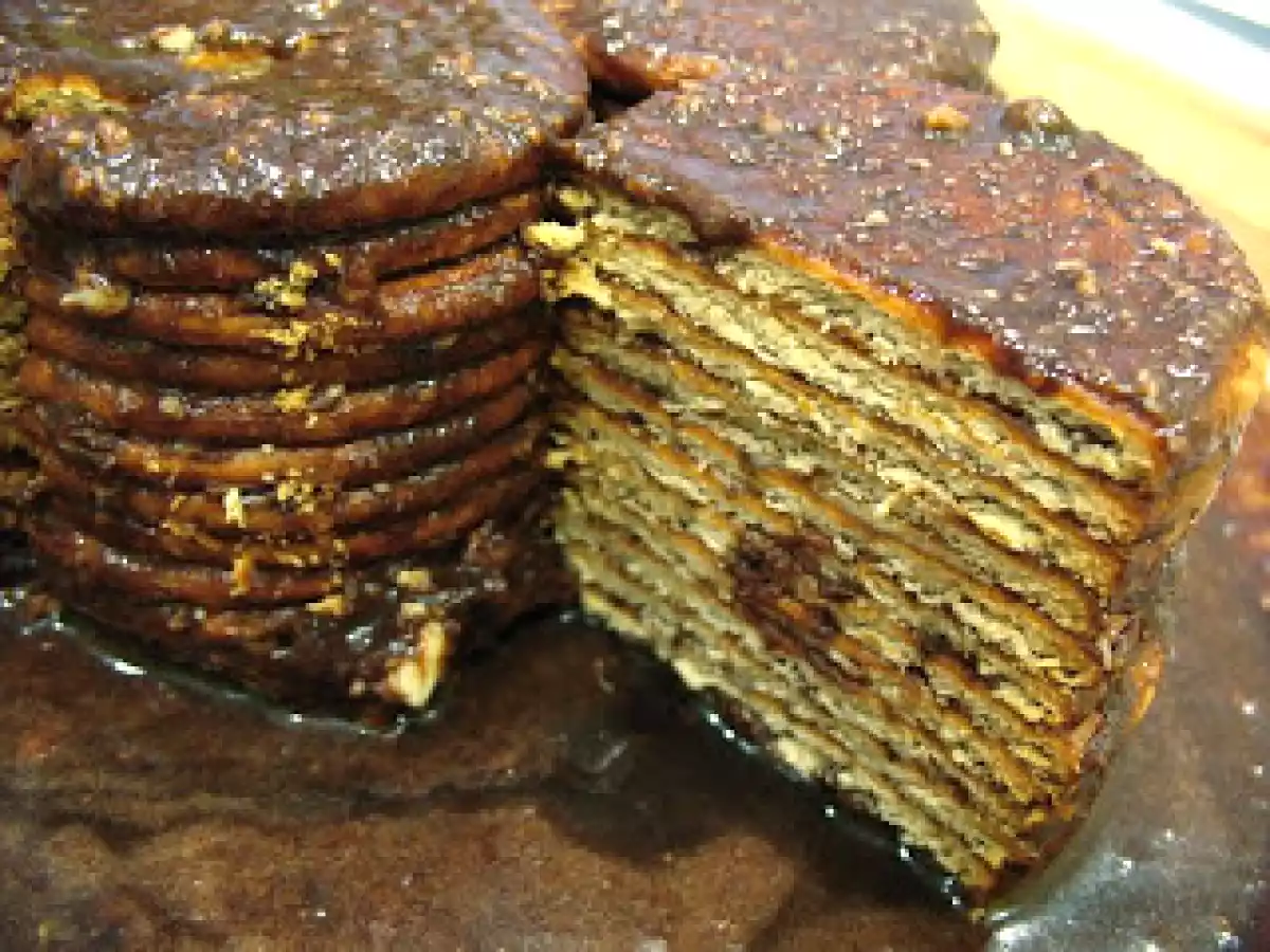 Bolo de bolacha com chocolate