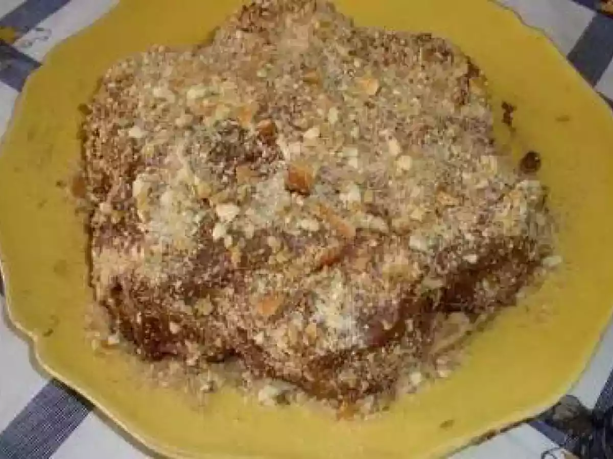 Bolo de bolacha com mousse de chocolate