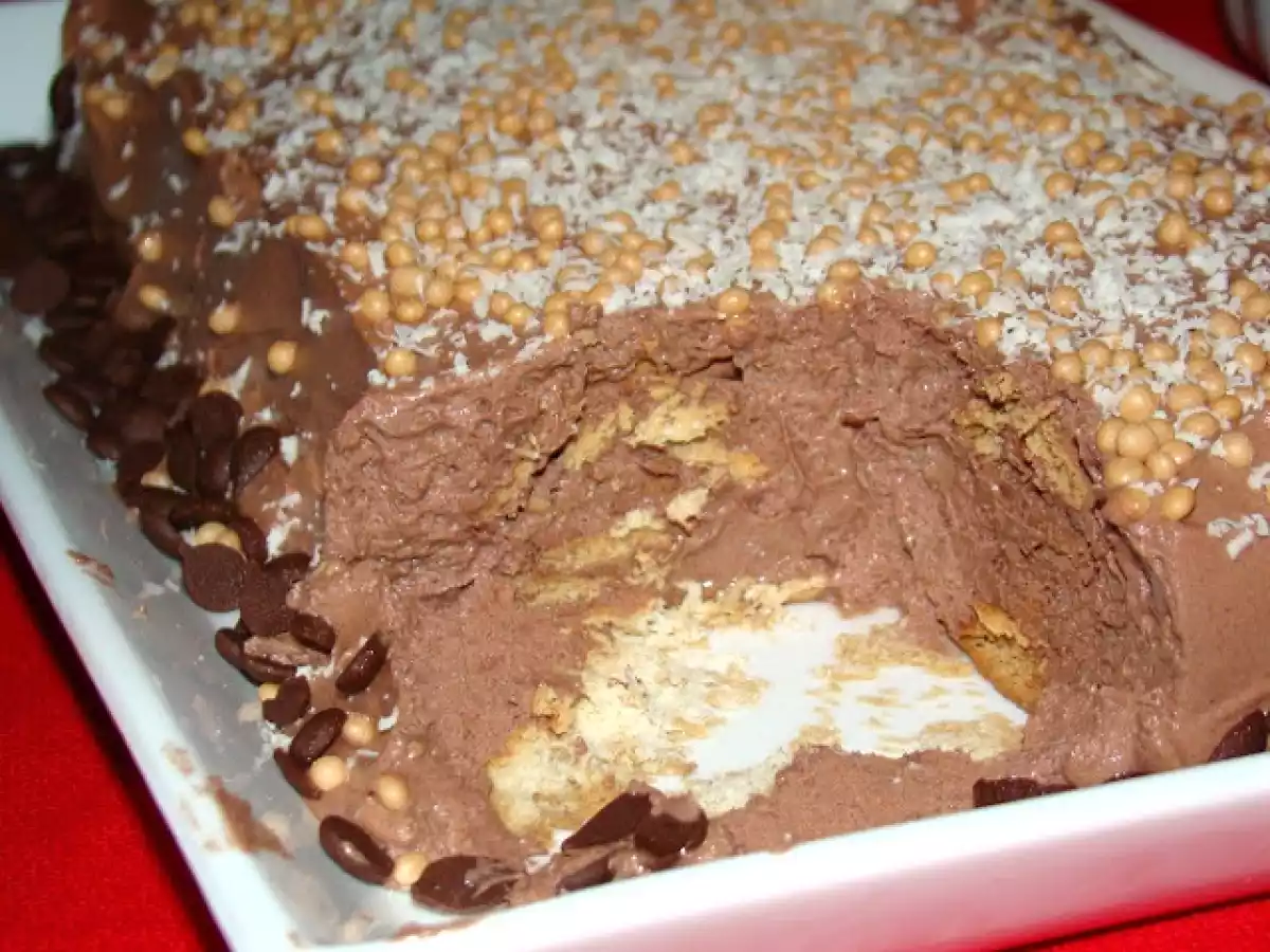 Bolo de Bolacha com Mousse de Chocolate - foto 8