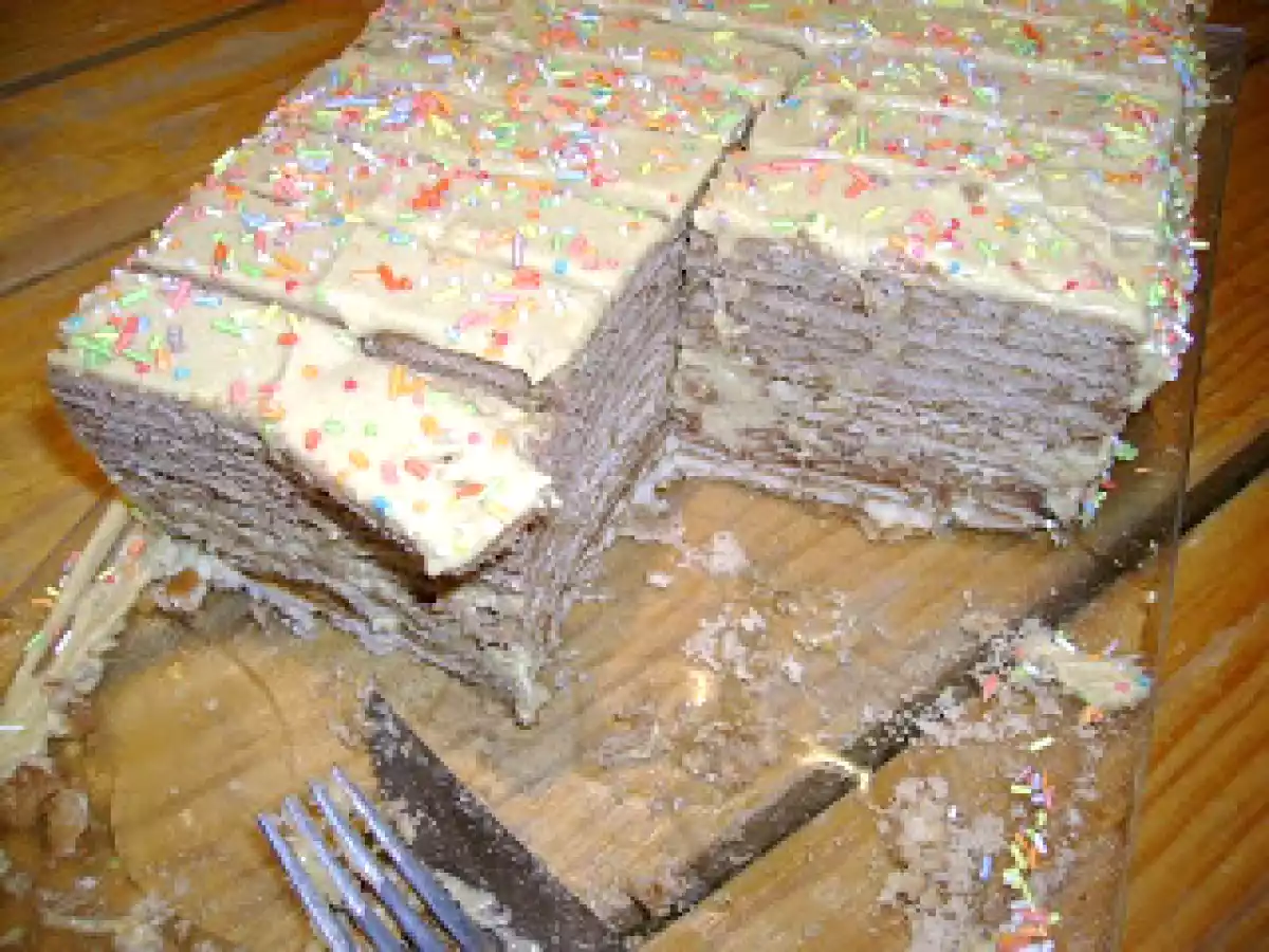 Bolo de bolacha da Célia