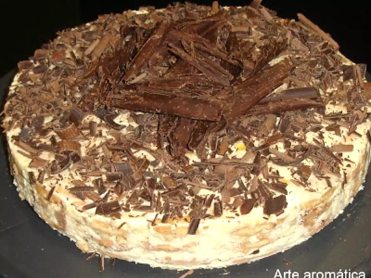 Bolo de Bolacha e chocolate