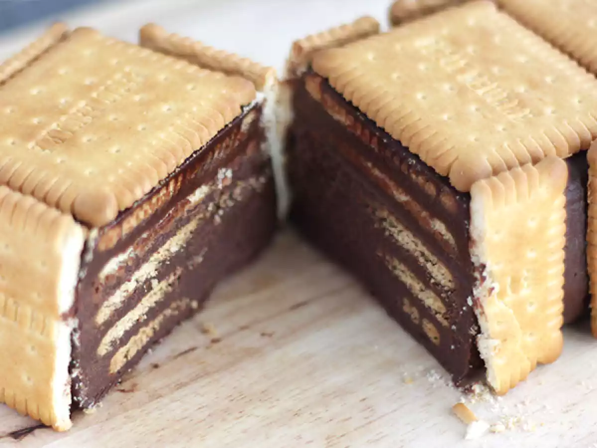 Bolo de bolachas e chocolate - foto 4