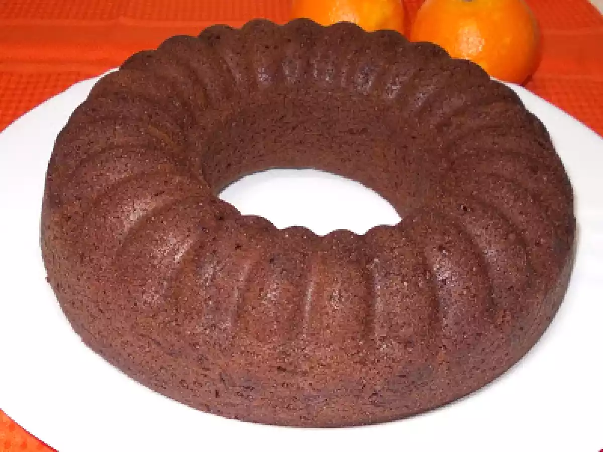 Bolo de Cacau e Laranja