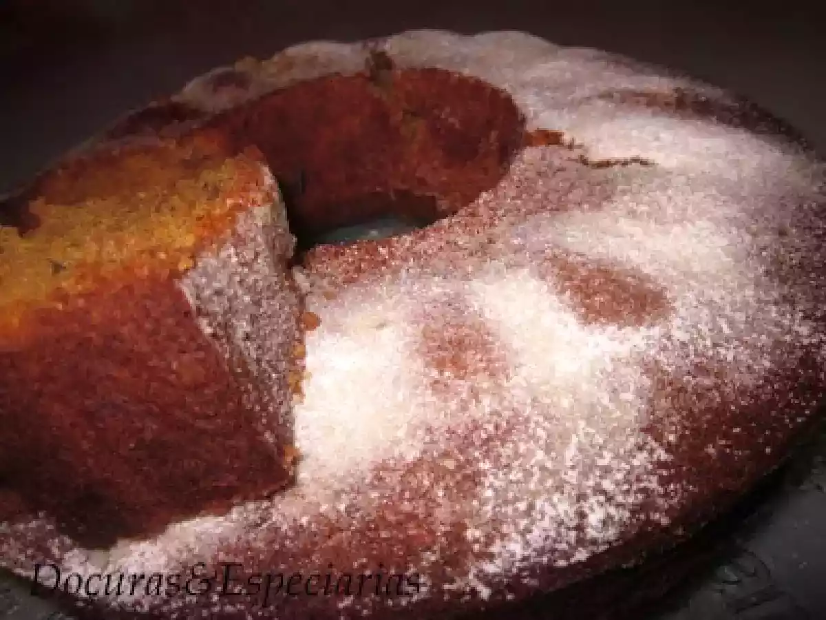 Bolo de Caramelo e Nozes