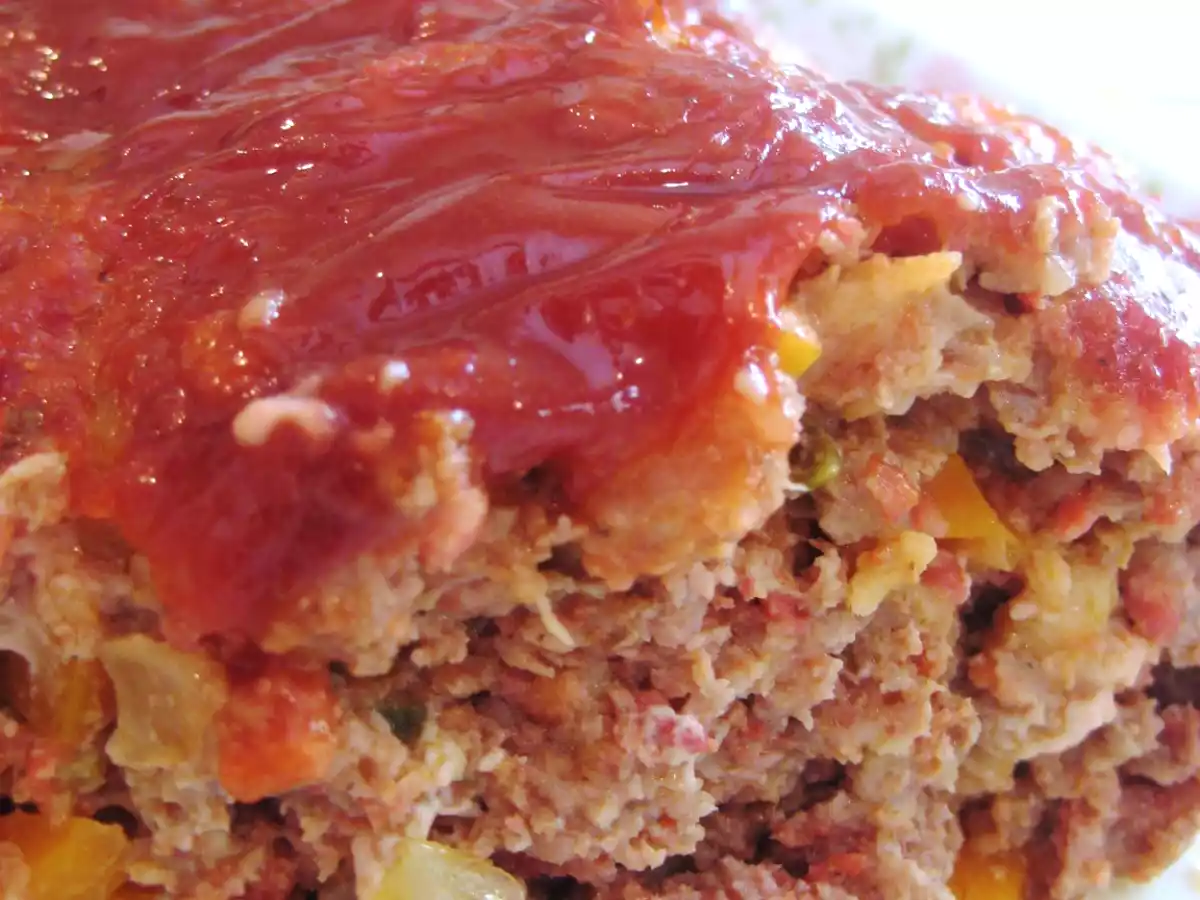 Bolo de Carne Americano com Linguiça