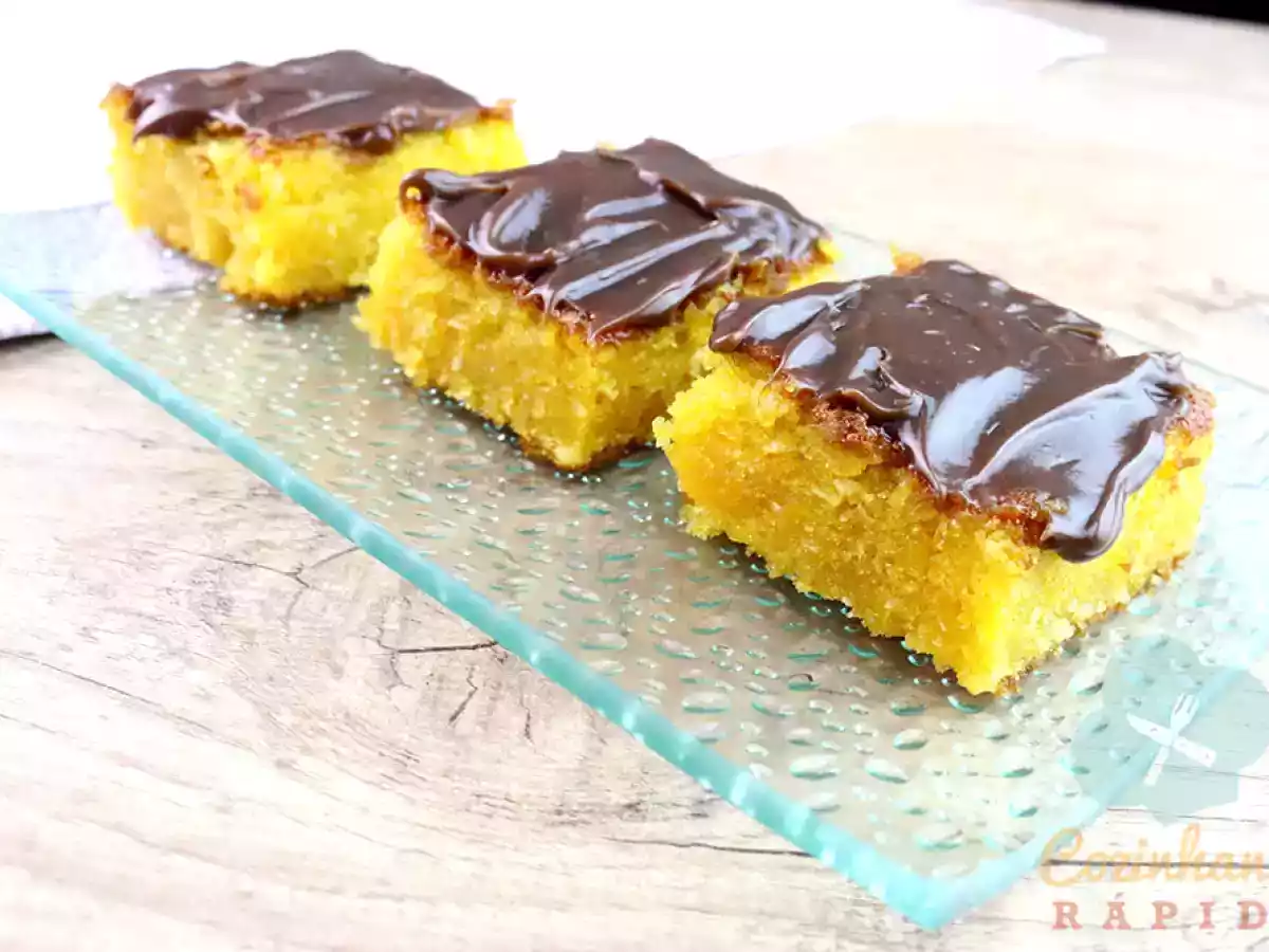 Bolo de Cenoura de Liquidificador com Brigadeiro | CozinhandoRápido