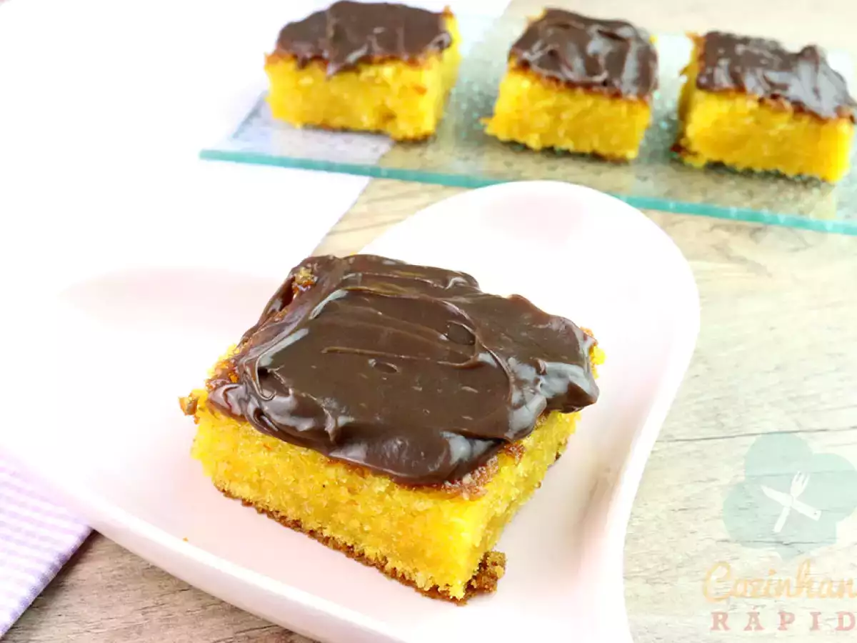Bolo de Cenoura de Liquidificador com Brigadeiro | CozinhandoRápido - foto 2