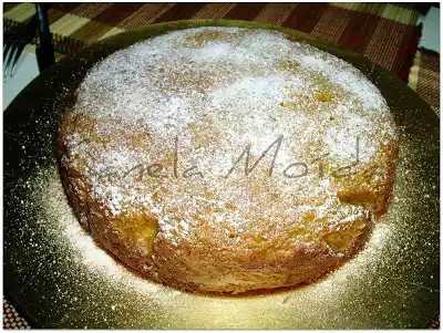 Bolo de cenoura e laranja