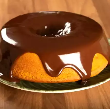 Bolo de cenoura fofinho