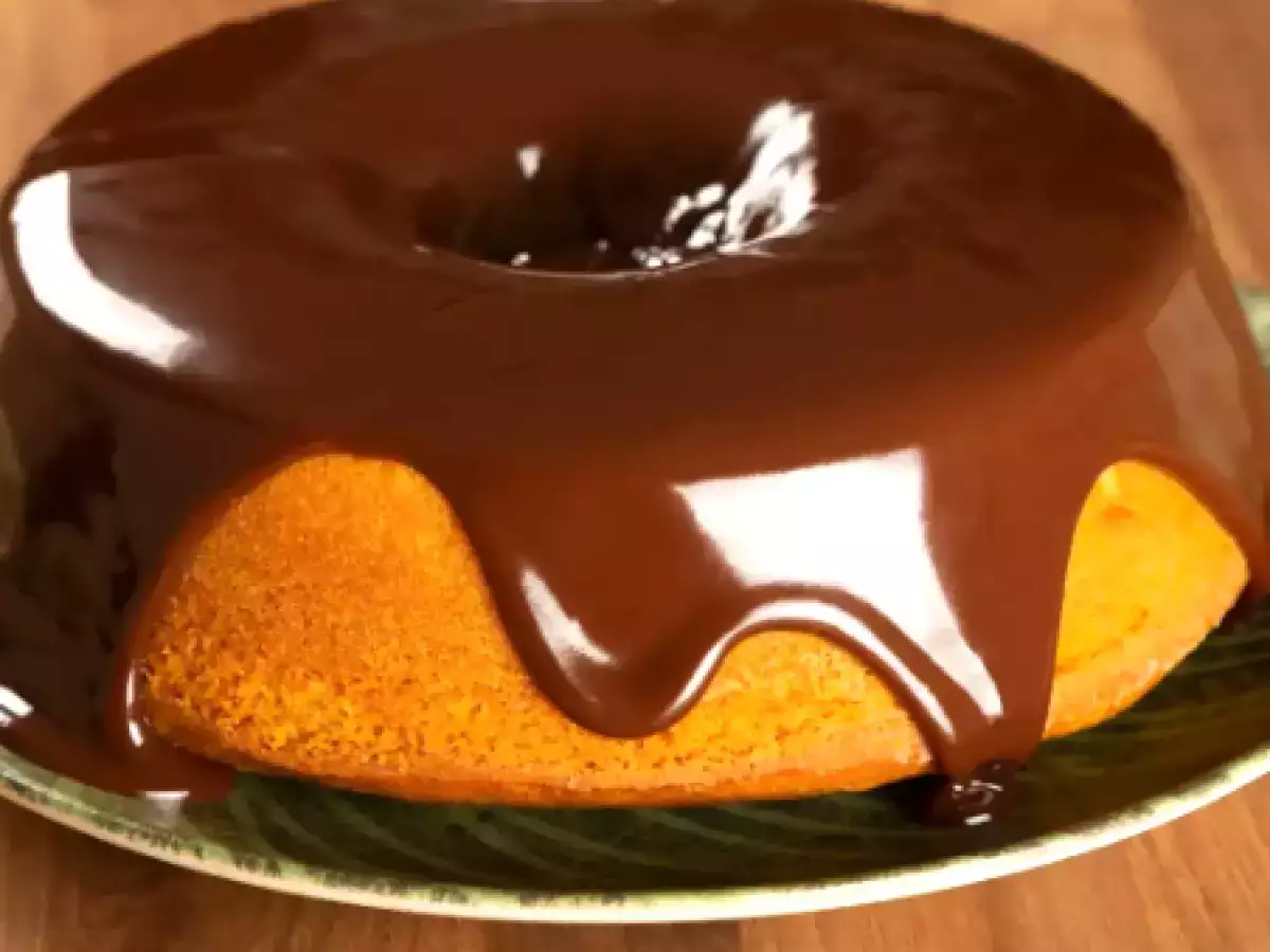 Bolo de cenoura fofinho