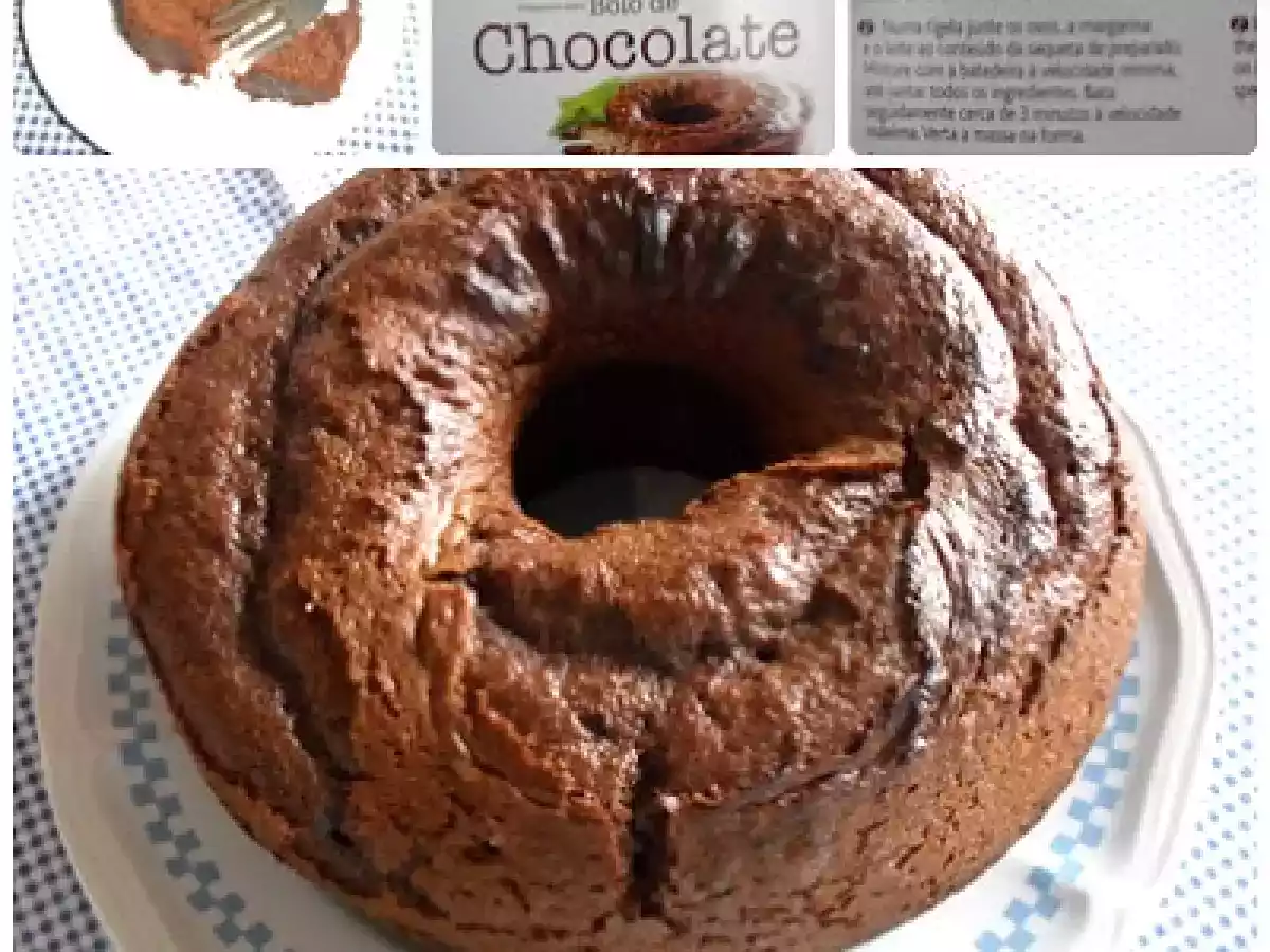 Bolo de Chocolate, Cardamomo e Vinho do Porto