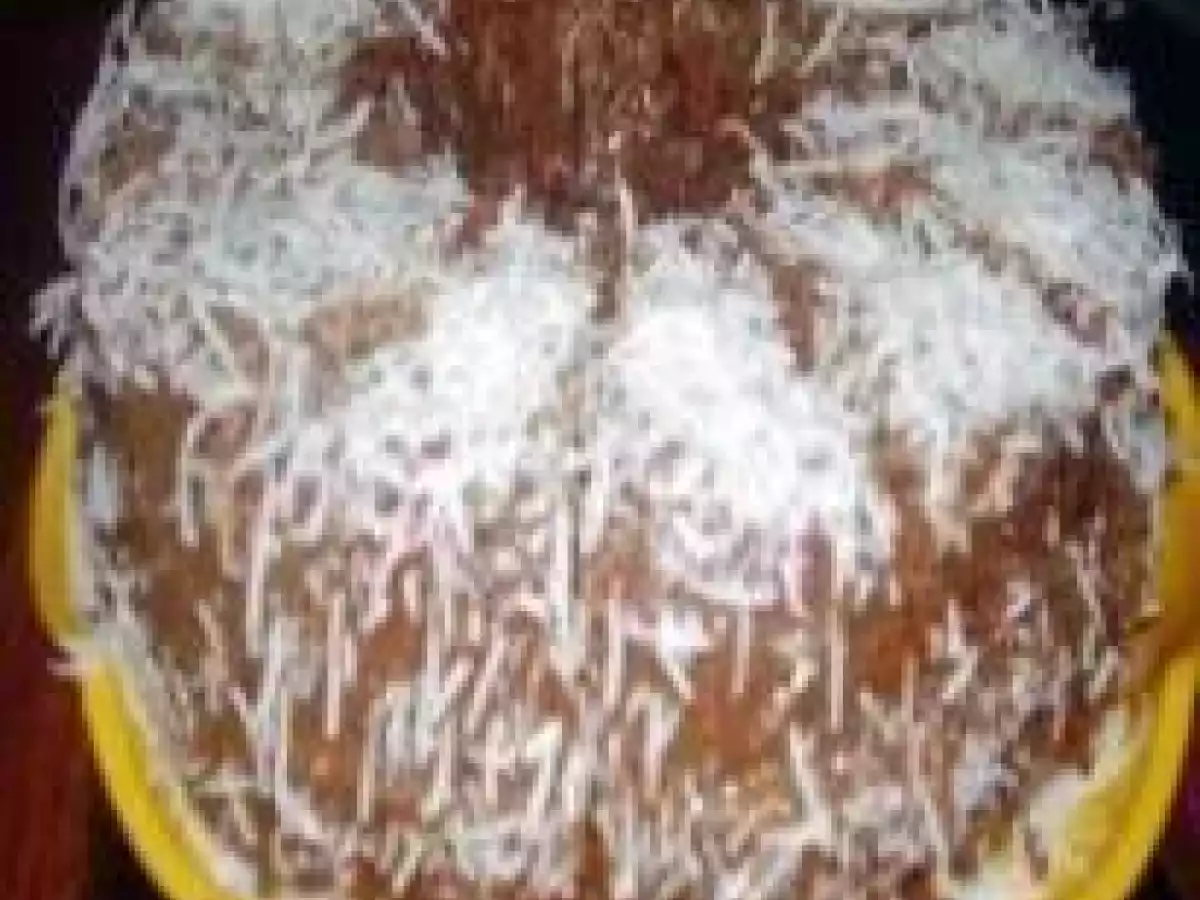 Bolo de chocolate com coco