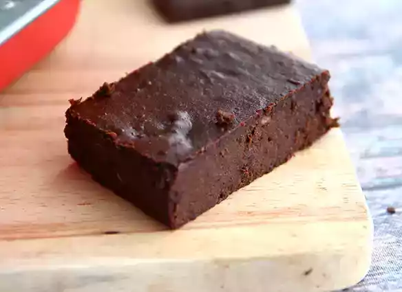 Bolo de chocolate com feijão (fondant de chocolate)
