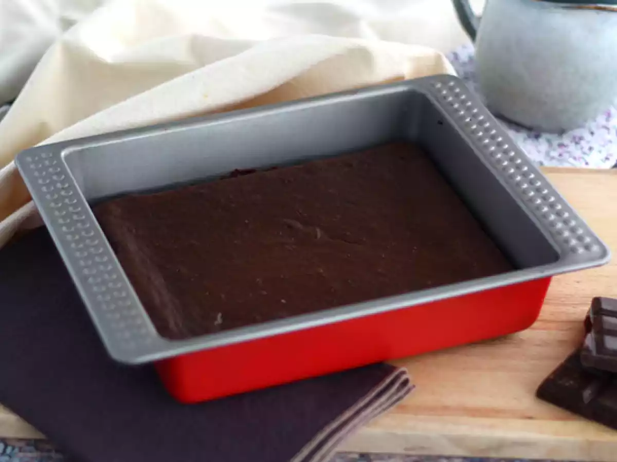 Bolo de chocolate com feijão (fondant de chocolate) - foto 2