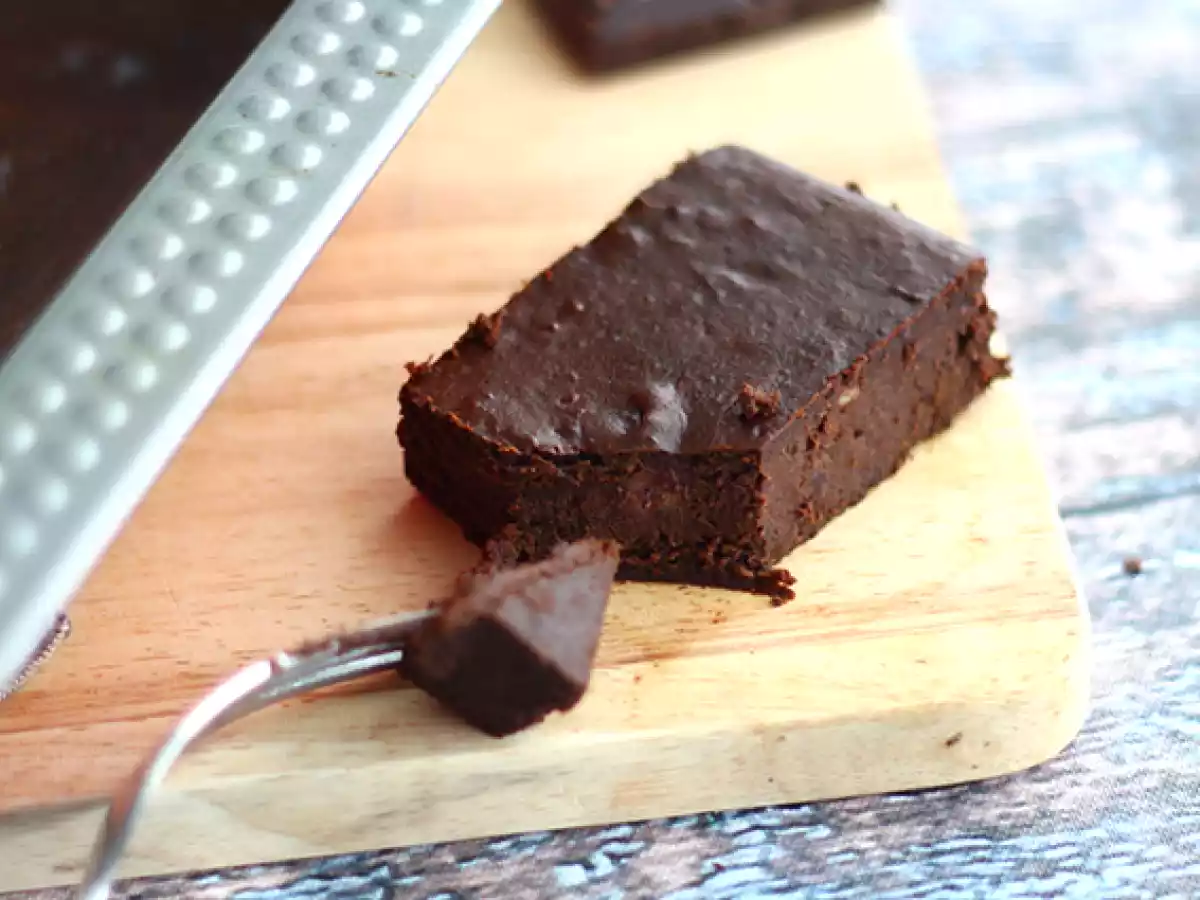 Bolo de chocolate com feijão (fondant de chocolate) - foto 4