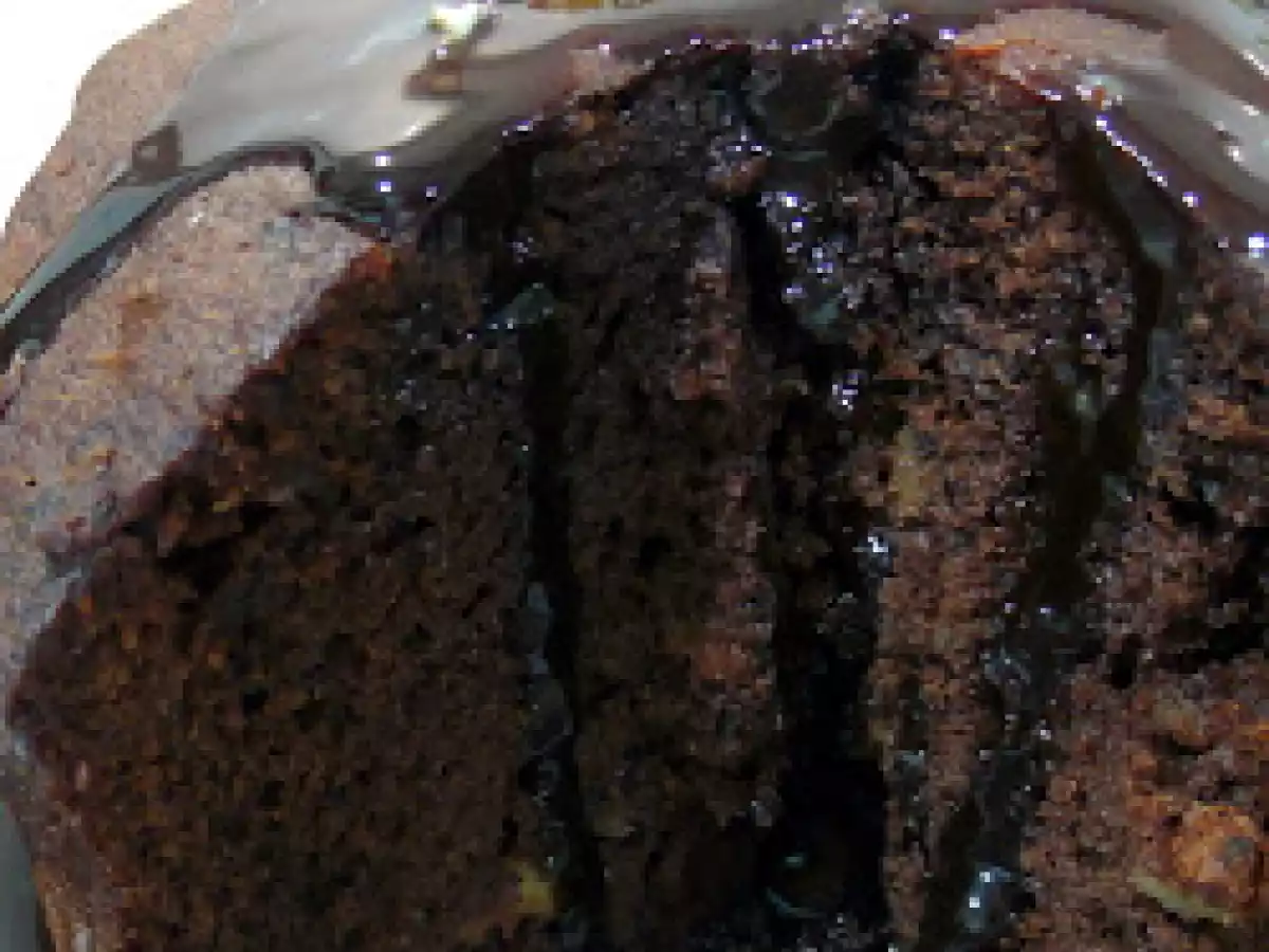 Bolo de Chocolate com frutos secos