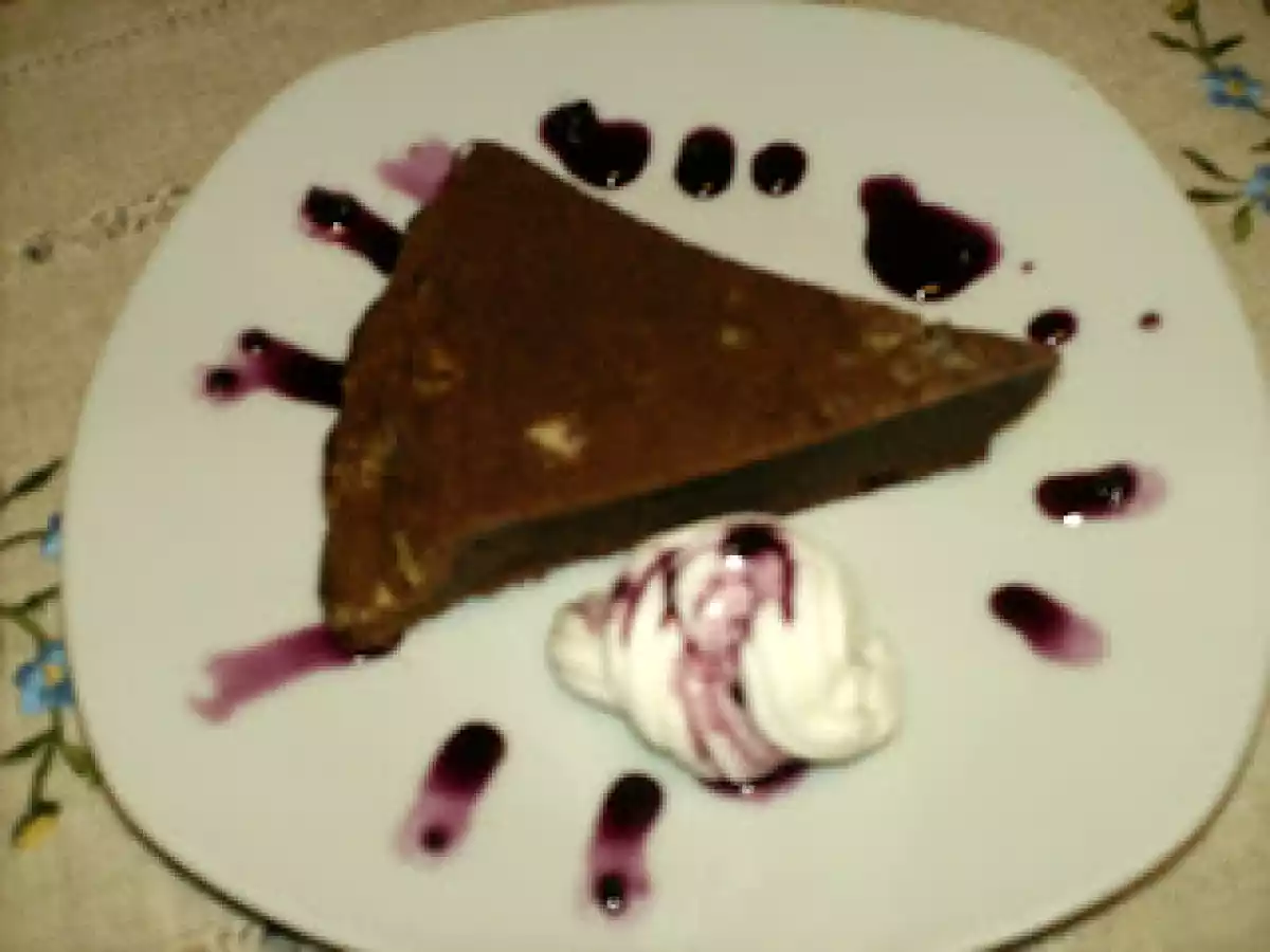 Bolo de chocolate com mascarpone