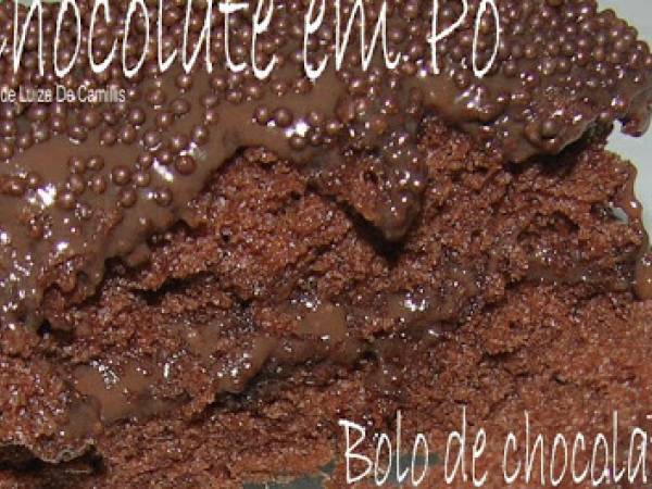 Bolo de chocolate cremoso - Receitas Agora, Receita