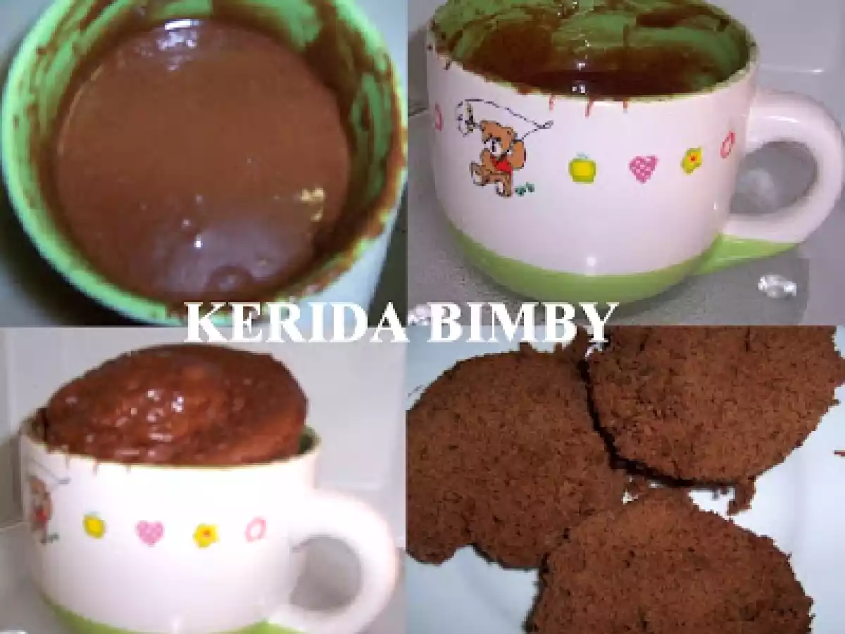 Bolo de chocolate da caneca (5 Min.)
