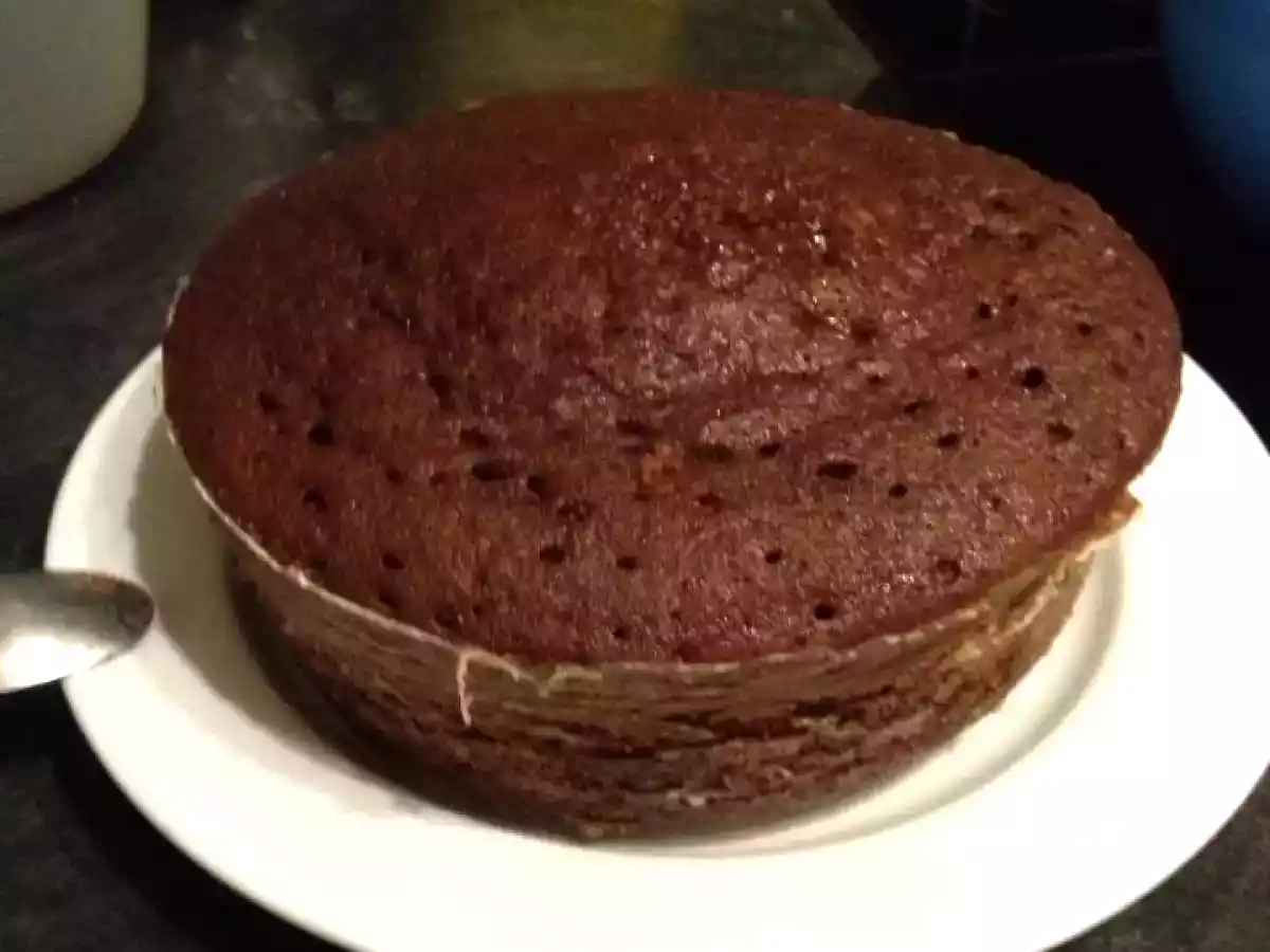 Bolo de chocolate de microondas