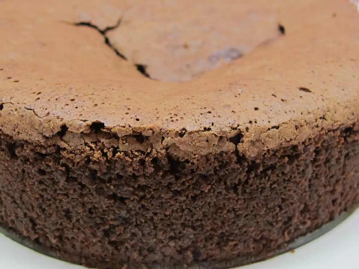 Bolo de chocolate do ano novo