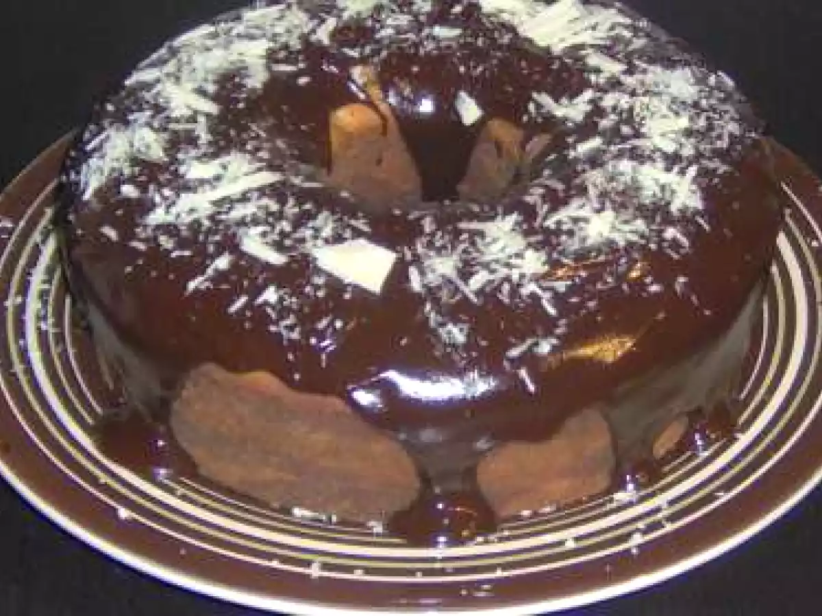 Bolo de chocolate e manteiga de amendoim