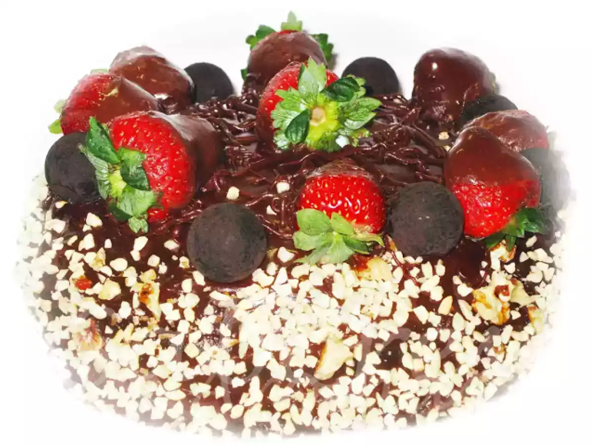 Bolo de Chocolate e Noz