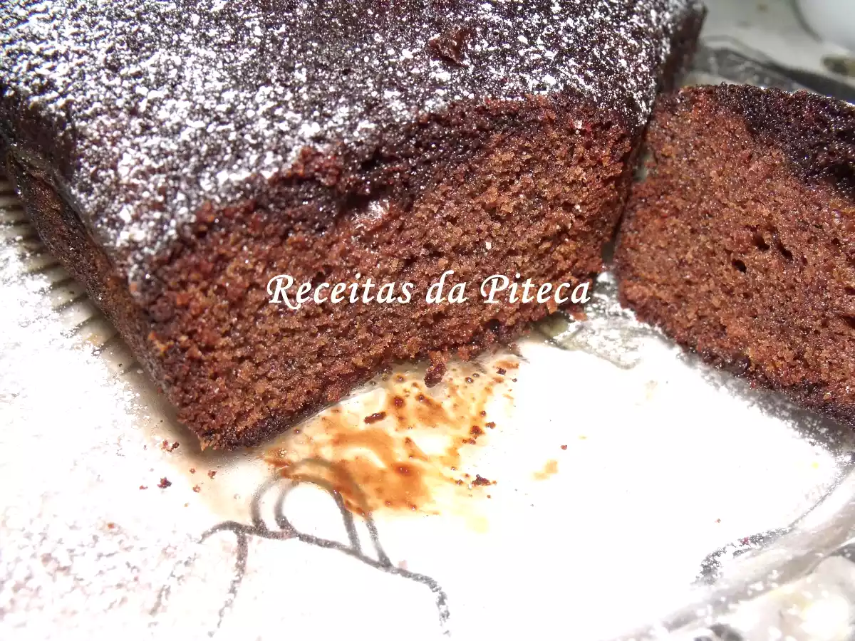 Bolo de chocolate húmido