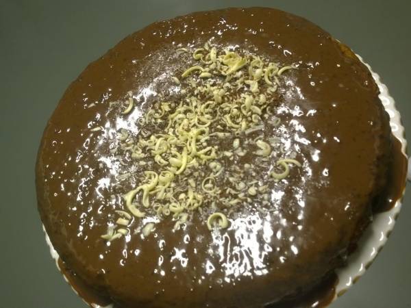 Bolo de Chocolate com Calda (Bolo Peteleco)