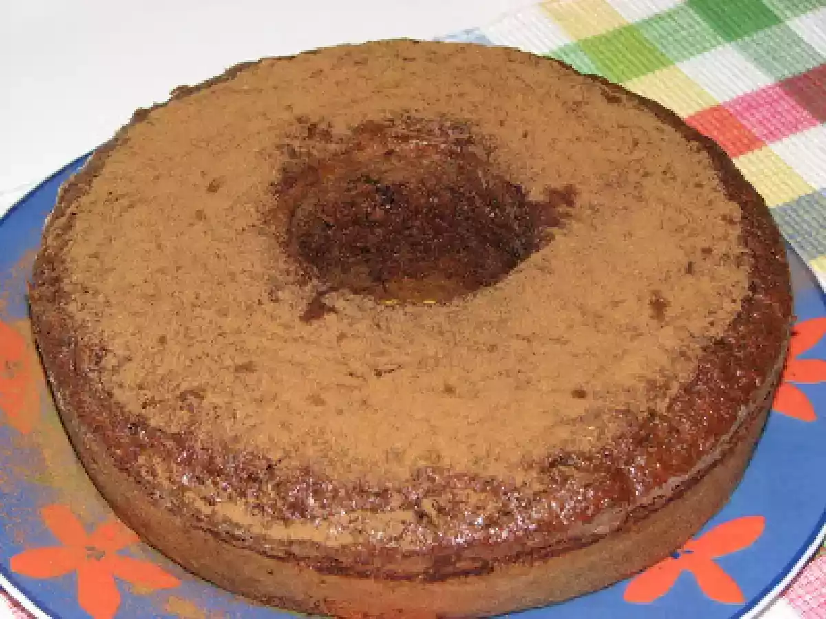 Bolo de chocolate maçã e canela