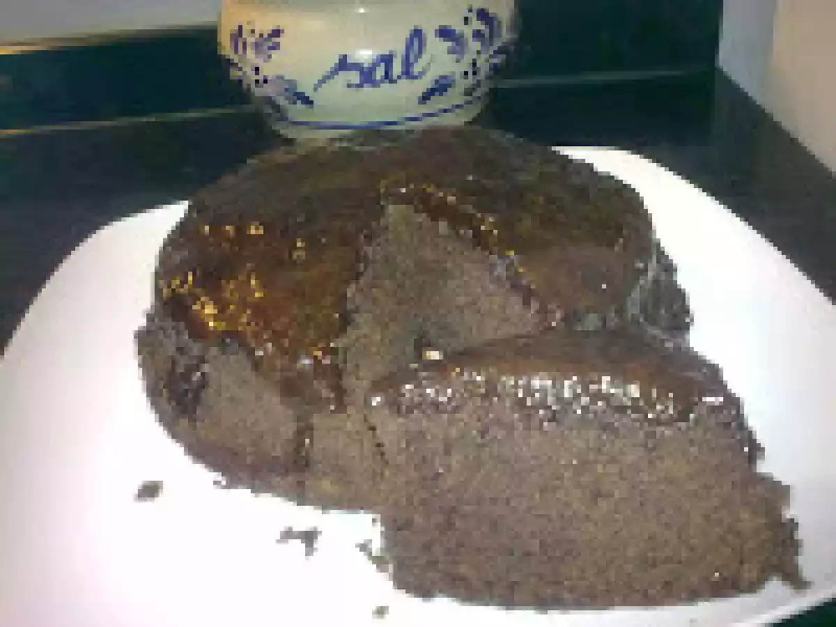 Bolo de chocolate no microondas
