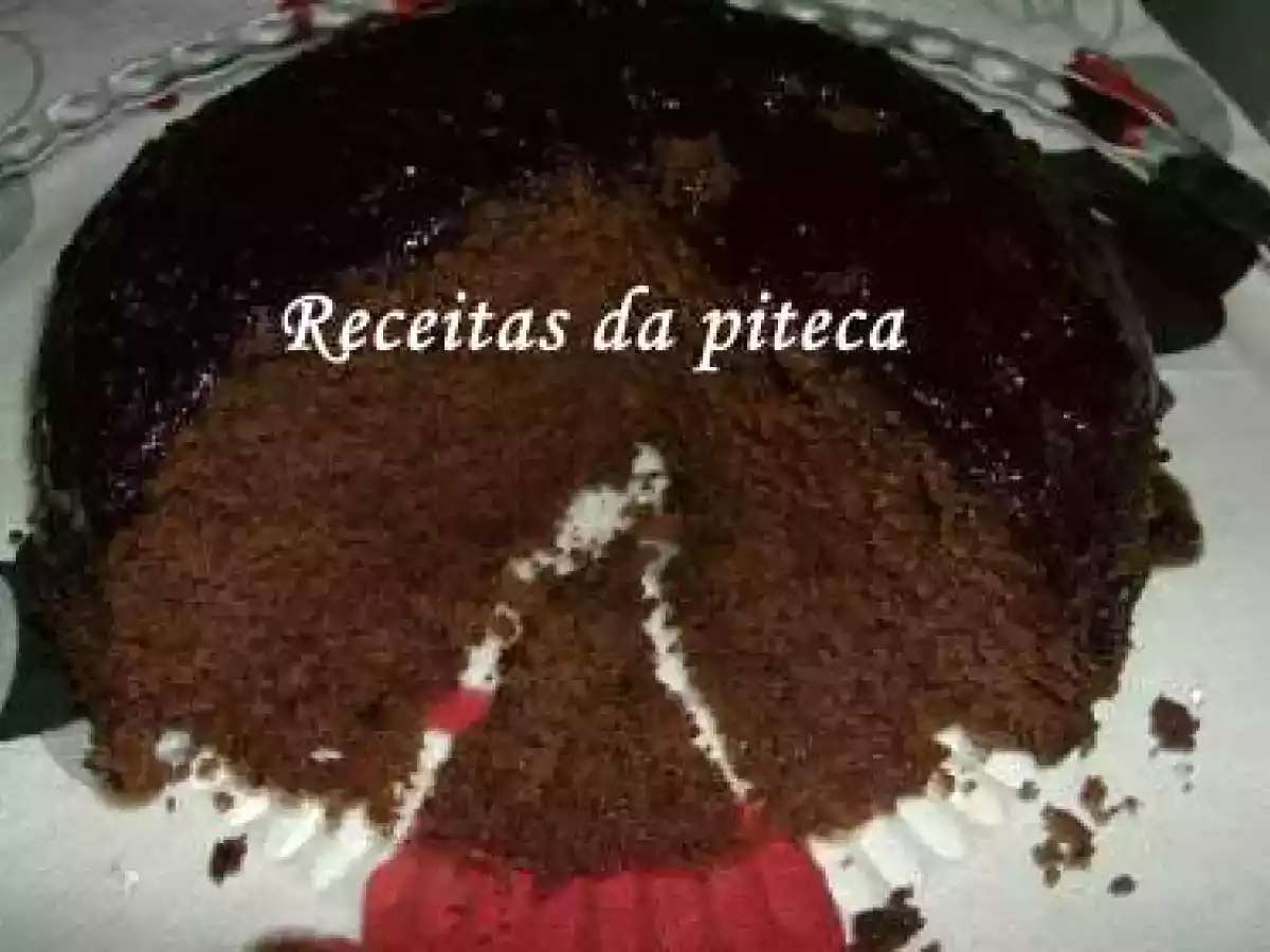 Bolo de chocolate no microondas
