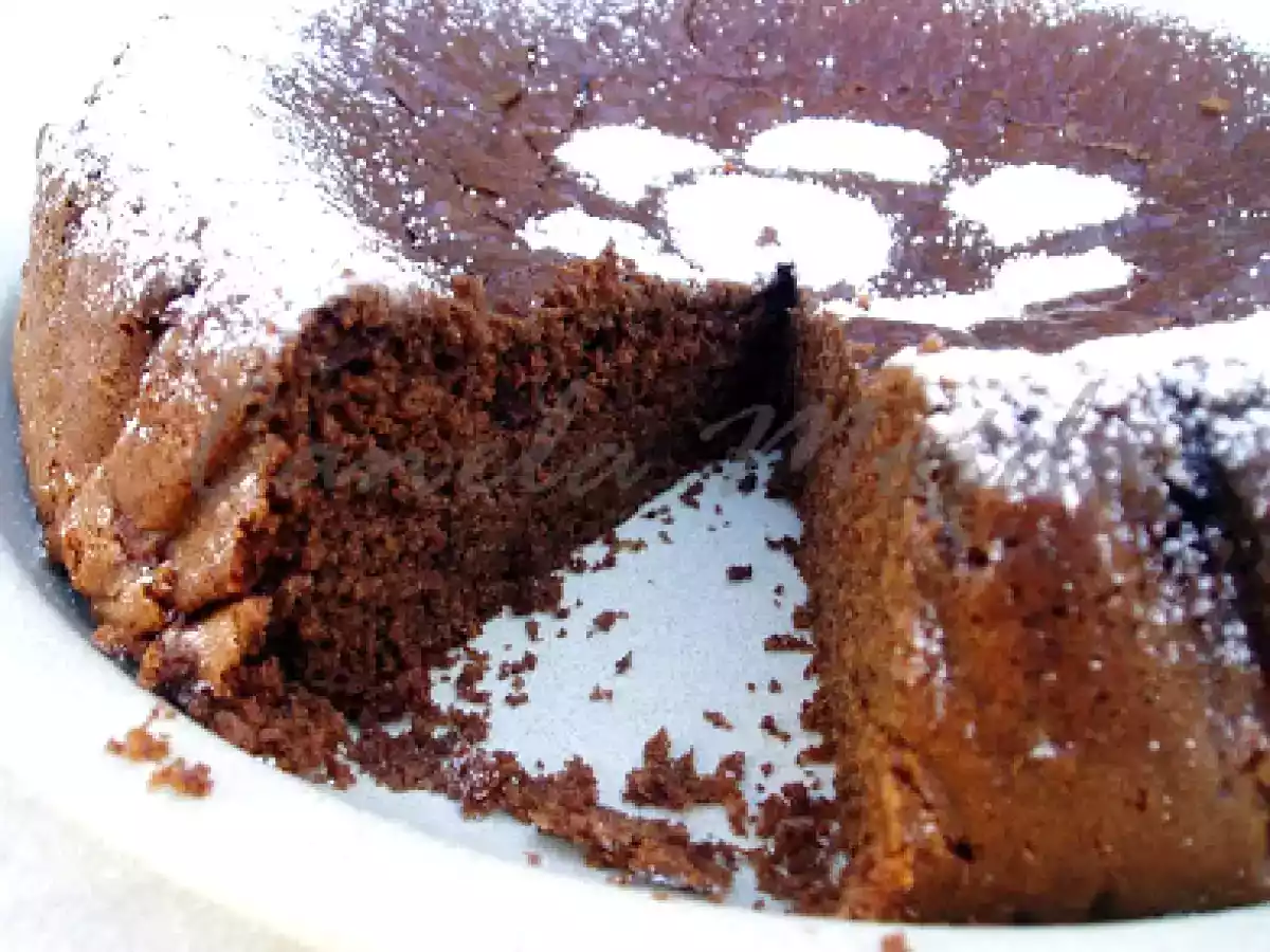 Bolo de chocolate sem ovos