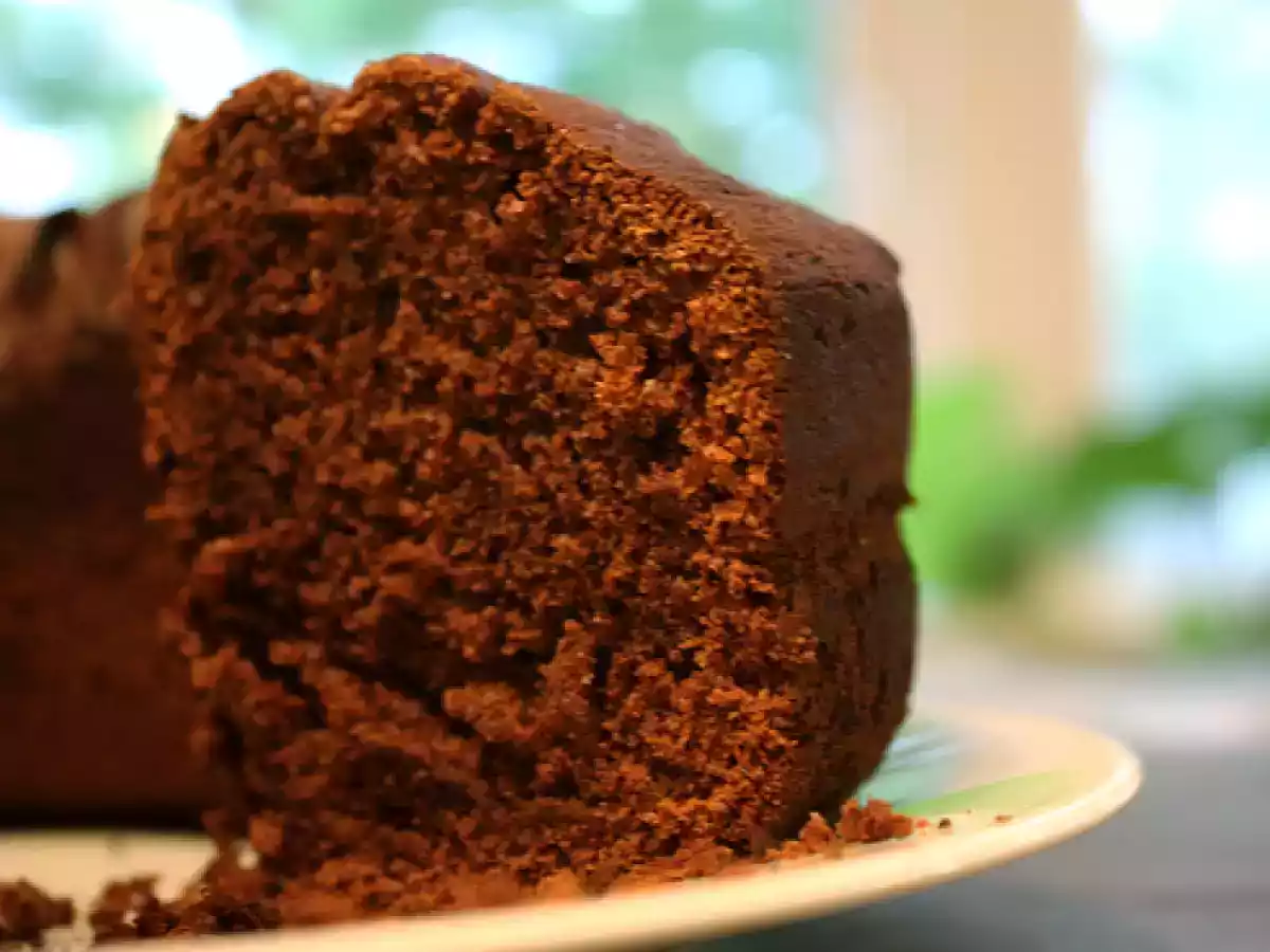 Bolo de chocolate simples