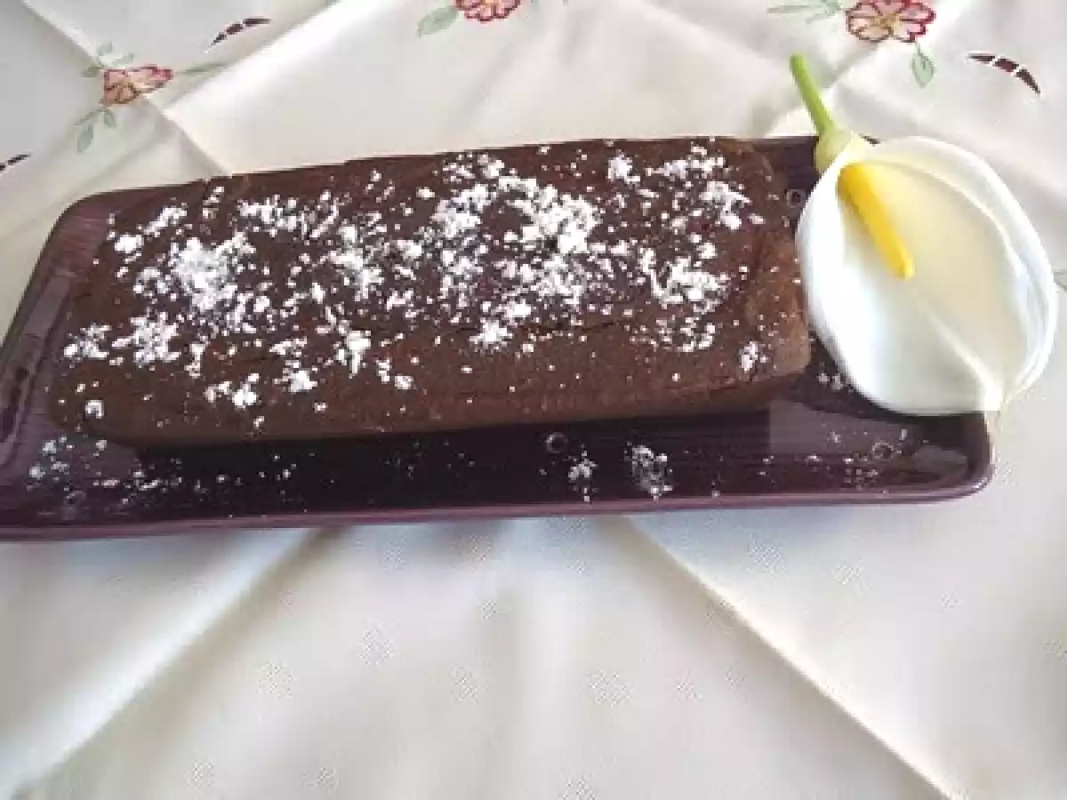 Bolo de chocolate vegan